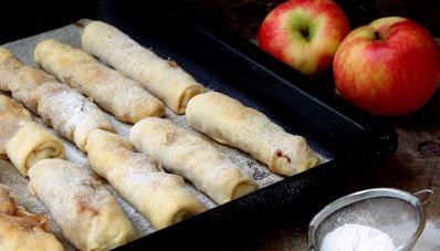 Fagottini alle mele light