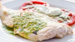 Merluzzo con pesto di basilico