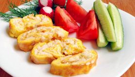 Frittata arrotolata in padella con tonno