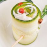 Rotolini di zucchine e formaggio