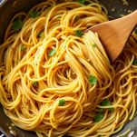 Pasta condita e pronta da servire