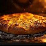 focaccia con stracchino in forno