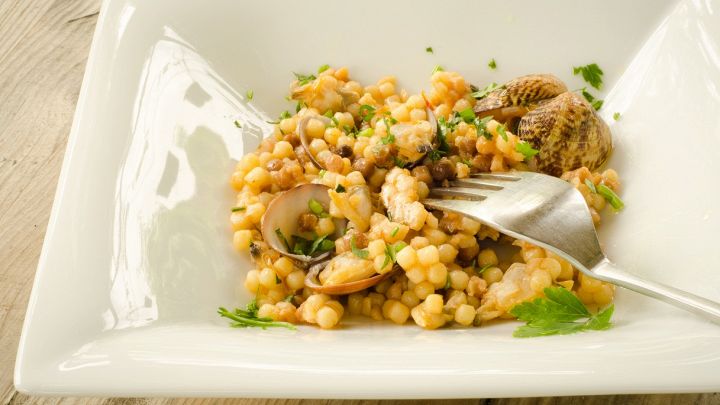 Fregola sarda con le vongole