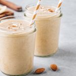 Frullato mandorle e banana