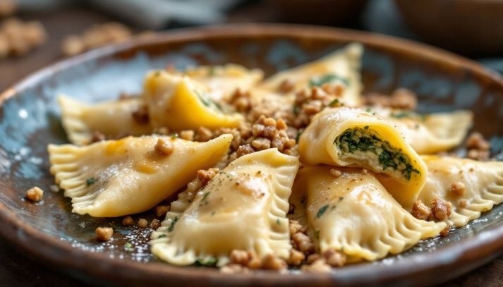 Pansoti in salsa di noci