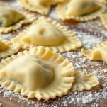 pansoti liguri con ripieno di verdure