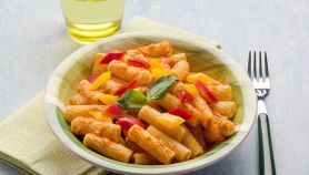 Pasta peperoni e pesce spada