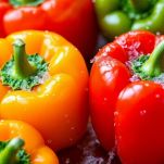 Peperoni ripieni di riso