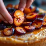 L'aggiunta delle prugne all'impasto