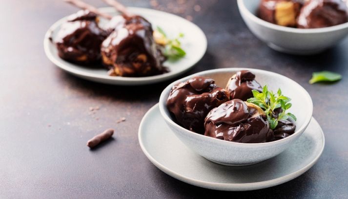 Profiteroles al cioccolato