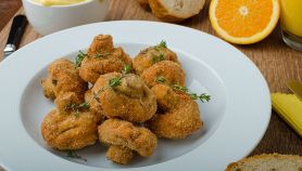 Funghi portobello impanati