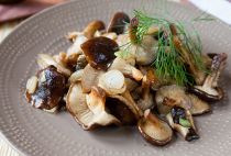 Funghi shiitake trifolati