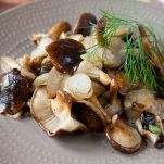Funghi shiitake trifolati