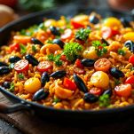 paella algherese in padella