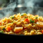 paella algherese in padella