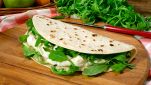 Piadina squacquerone, crudo e rucola