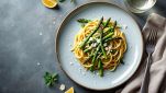 Carbonara con asparagi