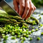 Preparazione degli asparagi