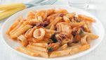 Penne con cozze e calamari