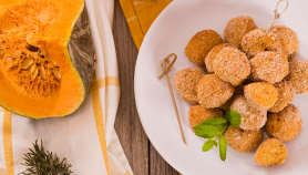 Polpette di zucca e ricotta al forno
