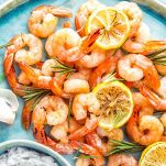 Gamberi al limone marinati