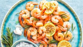 Gamberi al limone marinati