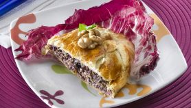 Rotolo radicchio, gorgonzola e noci