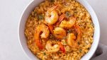 Risotto ai gamberi e pepe rosa