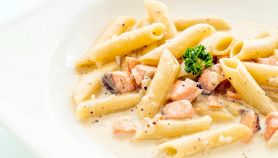 Penne alla carbonara di pesce