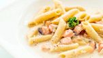 Penne alla carbonara di pesce