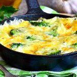Frittata con patate e broccoli
