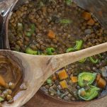 Lenticchie in cottura