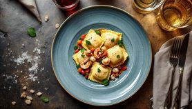 Ravioli con ripieno di pesce