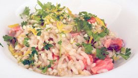 Risotto salmone e agrumi