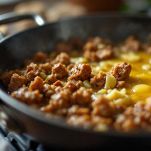 Risotto salsiccia e radicchio