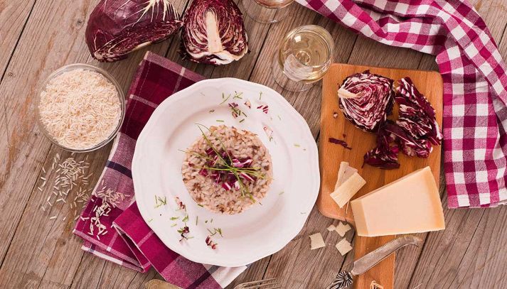 risotto salsiccia radicchio