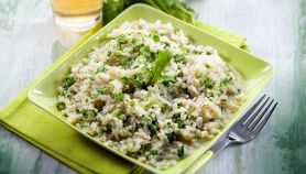 Risotto con rucola e crescenza