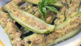 Zucchine ripiene con capperi e tonno senza uova
