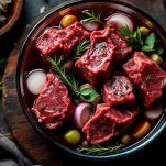 La marinatura della carne