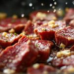 La cottura della carne