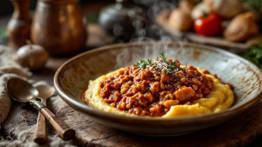 Spezzatino di manzo in salsa di vino rosso