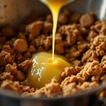 biscotti tritati e burro fuso