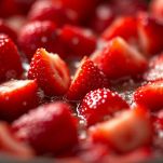 fragole per la cheesecake