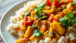 curry di verdure e riso basmati