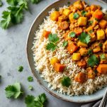 riso con curry di verdure