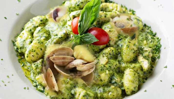 Gnocchetti vongole e pesto