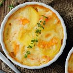 Gratin zucca e patate