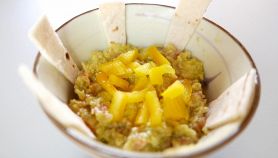 Salsa Guacamole con peperone giallo