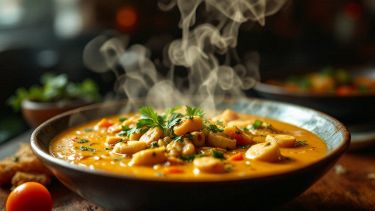 Colori vibranti da coste lontane: un piatto esotico che riscalda