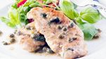 Pollo ai capperi con salsa al vino bianco